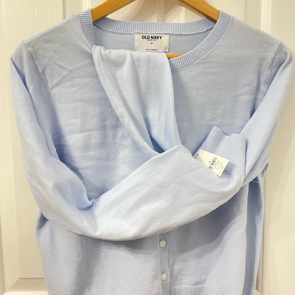 Old Navy Light Blue Crew Neck Sweater